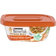 Purina Beneful Prepared Meals Simmered Chicken Medley with Green Beans, Carrots & Wild Rice Wet Dog Food, 10-oz, case of 8
