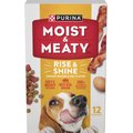 Moist & Meaty Rise & Shine Awaken Bacon and Egg Flavor Dry Dog Food, 6-oz pouch, case of 12