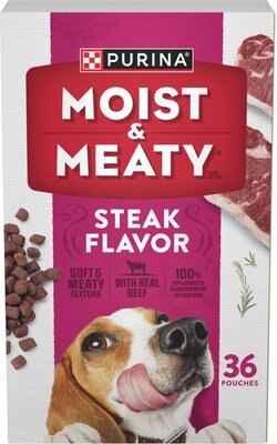 Moist & Meaty Steak Flavor Dry Dog Food, slide 1 of 1