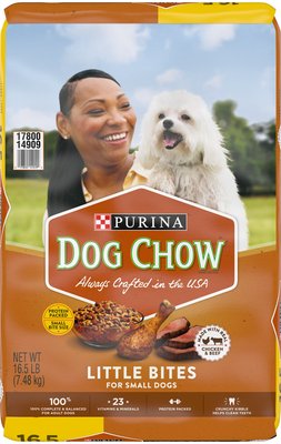 Dog Chow Little Bites with Real Chicken & Beef Dry Dog Food, slide 1 of 1