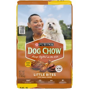 Dog Chow Little Bites with Real Chicken & Beef Dry Dog Food, 16.5-lb bag