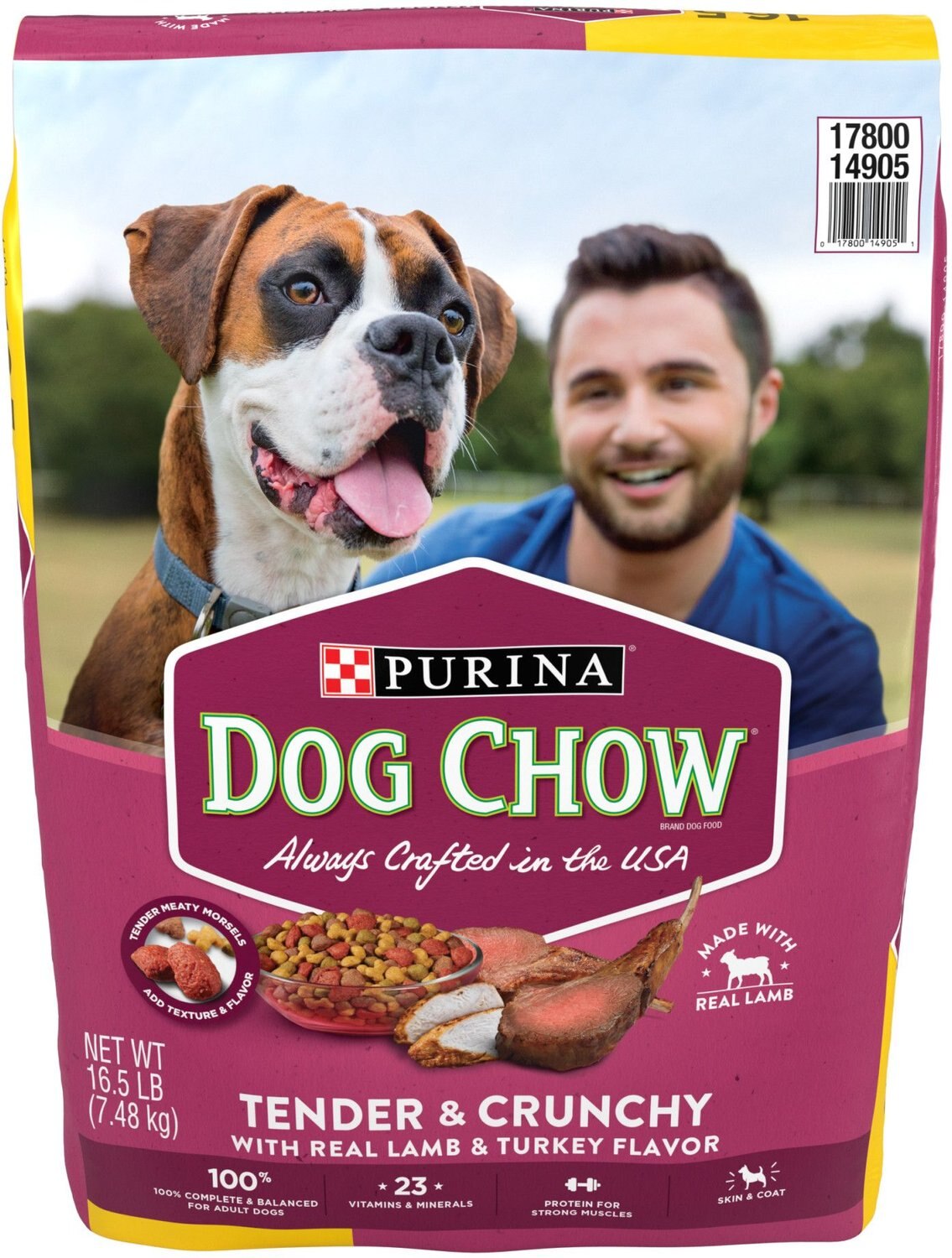 DOG CHOW Tender \u0026 Crunchy with Real 