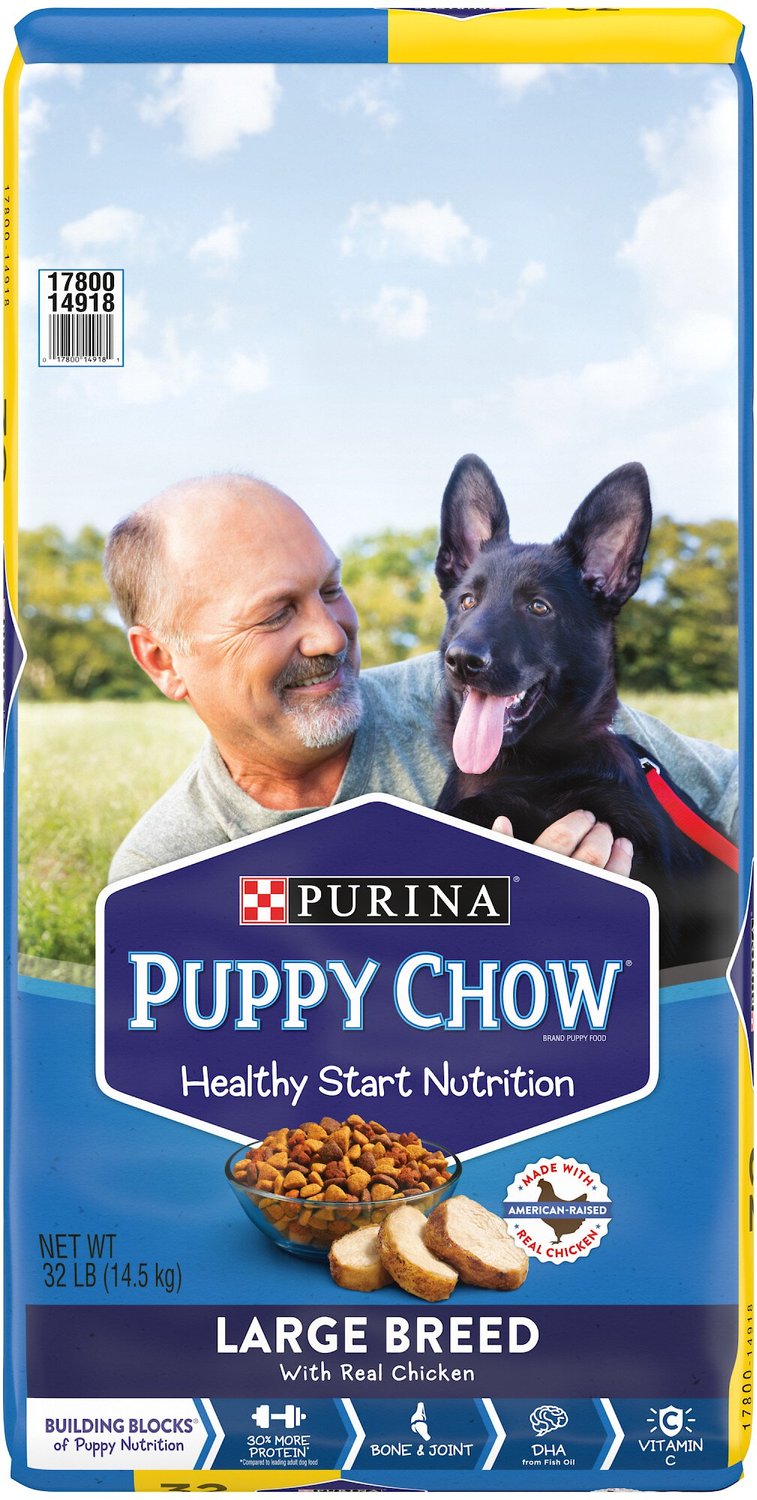 Purina Large Breed Puppy Chow Feeding Chart