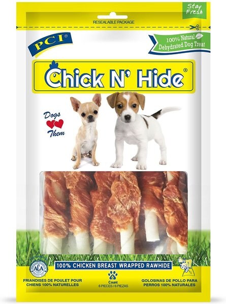Pet Center 5" Chick N' Hide Dog Treats, 6 count slide 1 of 4