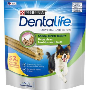 DentaLife Daily Oral Care Small/Medium Dental Dog Treats, 10 count