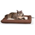 K&H Pet Products Deluxe Lectro-Soft Outdoor Heated Bolster Cat & Dog Bed, Small
