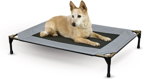 K&H Pet Products Original Pet Cot Elevated Pet Bed, Gray, Large slide 1 of 11