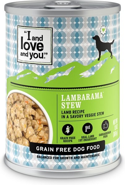 I and Love and You Lambarama Stew Grain-Free Canned Dog Food, 13-oz, case of 12 slide 1 of 10