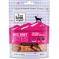 I and Love and You Nice Jerky Bites Chicken & Salmon Grain-Free Dog Treats, 4-oz bag