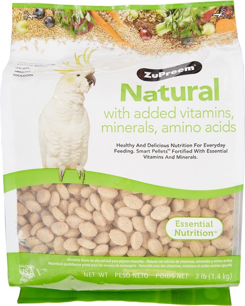 ZuPreem Natural Daily Large Bird Food, 3-lb bag slide 1 of 7