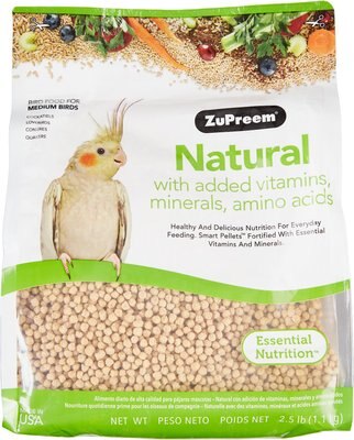 ZuPreem Natural with Vitamins, Minerals & Amino Acids Medium Bird Food, slide 1 of 1
