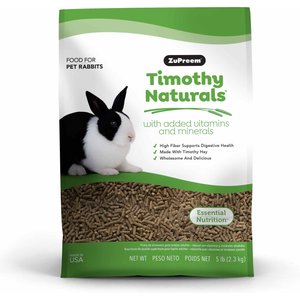 ZuPreem Timothy Naturals Rabbit Food, 5-lb bag