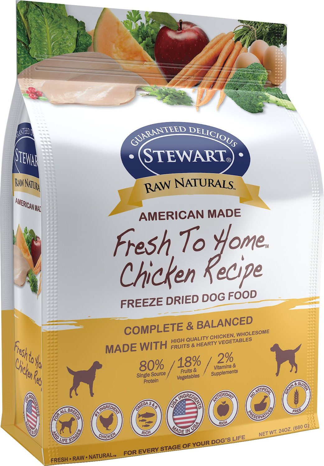 STEWART RAW NATURALS Chicken Recipe 