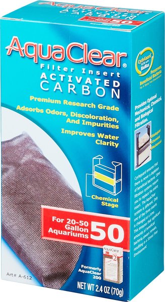 AquaClear Activated Carbon Filter Insert, Size 50 slide 1 of 2