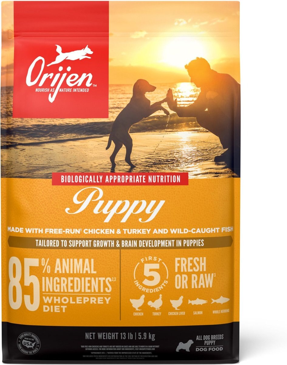 ORIJEN Dog Puppy Recipe High-Protein Grain-Free Dry Food
