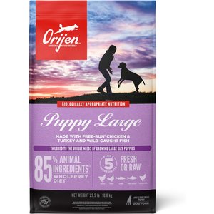 ORIJEN Puppy Large Grain-Free Dry Puppy Food, 25-lb bag