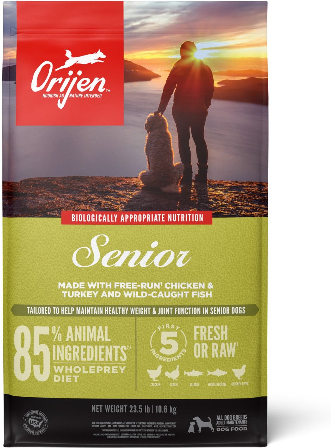 ORIJEN Senior Grain-Free Dry Dog Food