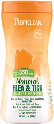TropiClean Natural Flea & Tick Topical & Indoor Flea & Tick Powder for Dogs & Cats, slide 1 of 1