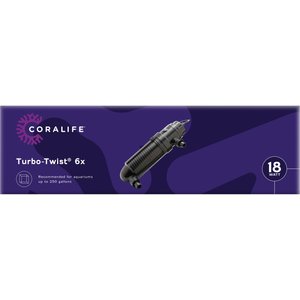 Coralife Turbo-Twist Ultraviolet Sterilizer, Size 6X