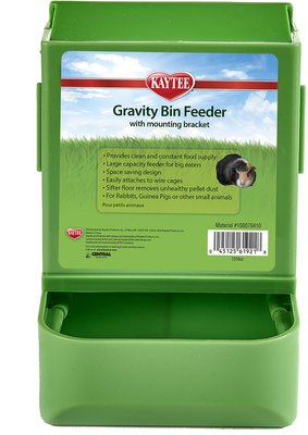 Kaytee Gravity Bin with Mounting Bracket Small Animal Feeder, slide 1 of 1