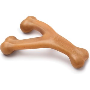 Benebone Rotisserie Chicken Flavor Wishbone Tough Dog Chew Toy, Large