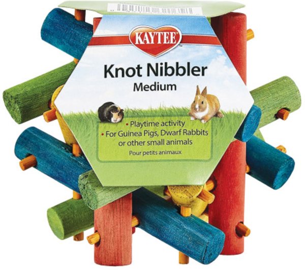 Kaytee Nut Knot Nibbler Small Animal Chew Toy, 4-in slide 1 of 9