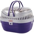 Living World Small Animal Carrier, Purple & Grey, Small