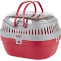 Living World Small Animal Carrier, Red & Grey, Large