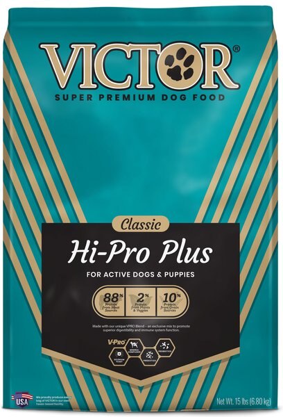 VICTOR Classic Hi-Pro Plus Formula Dry Dog Food, 15-lb bag slide 1 of 9