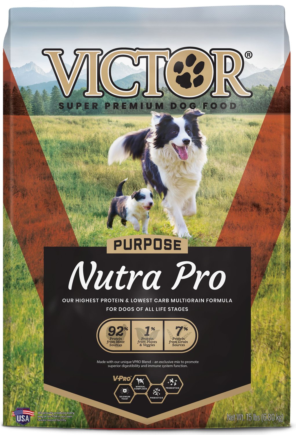 victor large breed puppy food