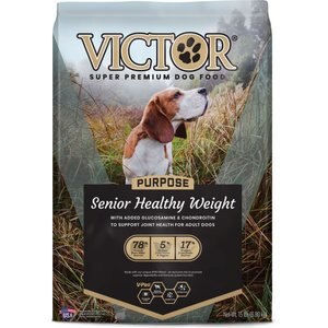 VICTOR Purpose Senior Healthy Weight Dry Dog Food, 15-lb bag