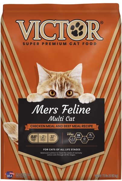 VICTOR Classic Mers Feline Dry Cat Food, 15-lb bag slide 1 of 9