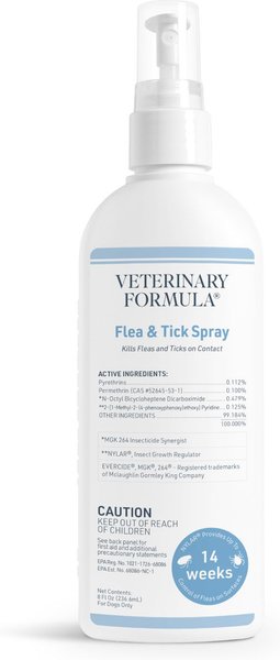 Veterinary Formula Clinical Care Flea & Tick Spray, 8-oz bottle slide 1 of 8