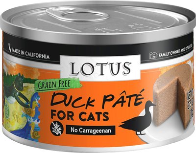 Lotus Duck Pate Grain-Free Canned Cat Food, slide 1 of 1