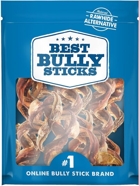 Best Bully Sticks Curly 10" Bully Sticks Dog Treats, 12 count slide 1 of 8