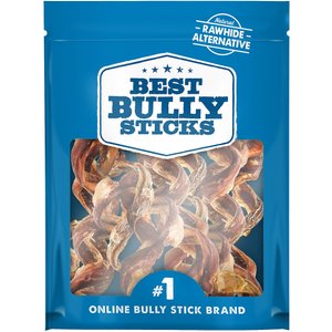 Best Bully Sticks Curly 10" Bully Sticks Dog Treats, 12 count