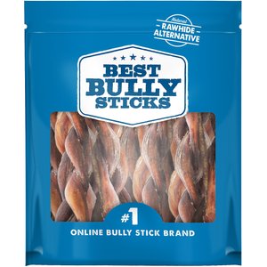 Best Bully Sticks Braided 4-5" Bully Sticks Dog Treats, 1-lb bag