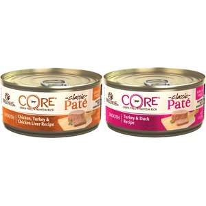 Wellness CORE Grain-Free Poultry Pleasers Variety Pack Canned Cat Food, 5.5-oz, case of 30