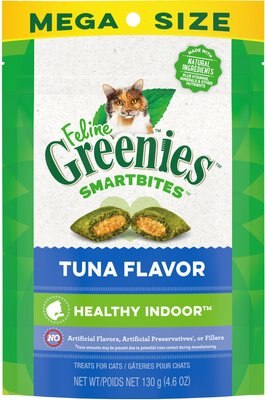 Greenies Feline SmartBites Healthy Indoor Tuna Flavor Cat Treats, slide 1 of 1