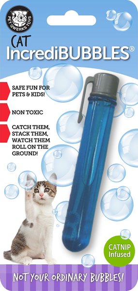 Pet Qwerks Incredibubbles for Cats, Catnip slide 1 of 7
