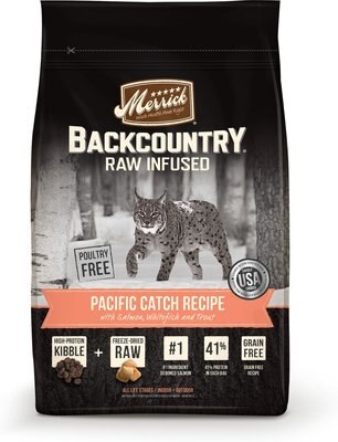 Merrick Backcountry Raw Infused Pacific Catch Recipe Grain-Free Dry Cat Food, slide 1 of 1