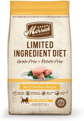 Merrick Limited Ingredient Diet Grain-Free Real Chicken Recipe Dry Cat Food, slide 1 of 1