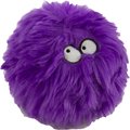 GoDog Furballz Chew Guard Squeaky Plush Dog Toy, Purple, Small