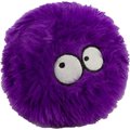GoDog Furballz Chew Guard Squeaky Plush Dog Toy, Purple, Large