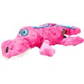 GoDog Gators Chew Guard Dog Toy, Pink, Large