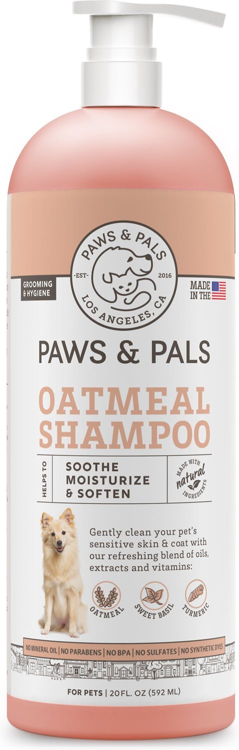 Paws & Pals Oatmeal, Sweet Basil, & Turmeric Shampoo