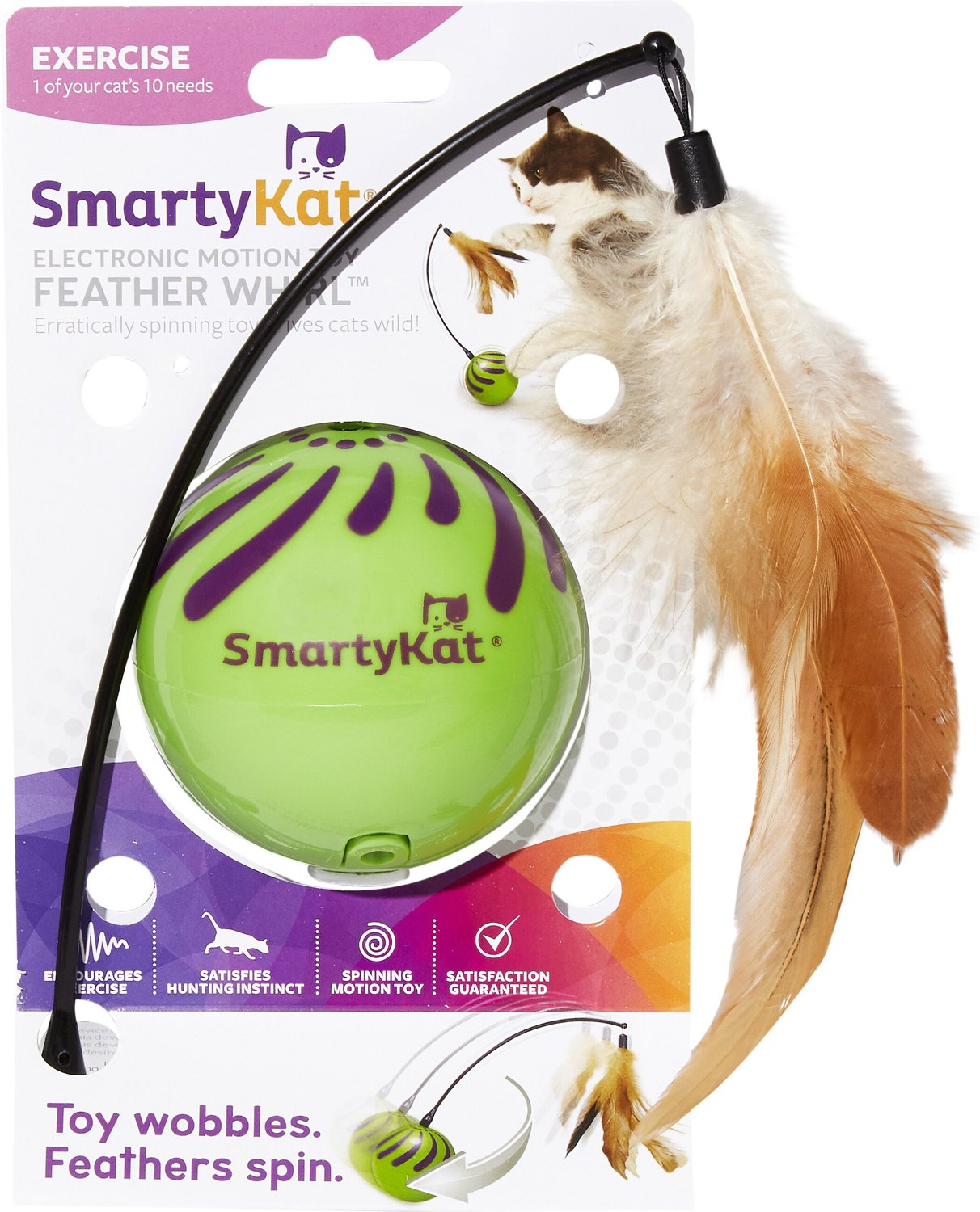 smarty cat feather whirl