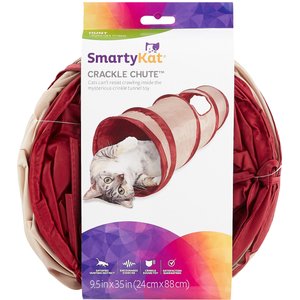 SmartyKat Crackle Chute Collapsible Tunnel Cat Toy