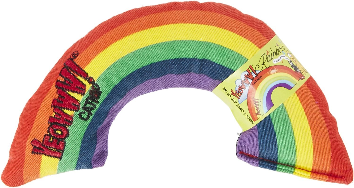YEOWWW! Catnip Rainbow Cat Toy - Chewy.com
