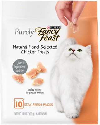 Fancy Feast Purely Natural Hand-Selected Chicken Cat Treats, slide 1 of 1